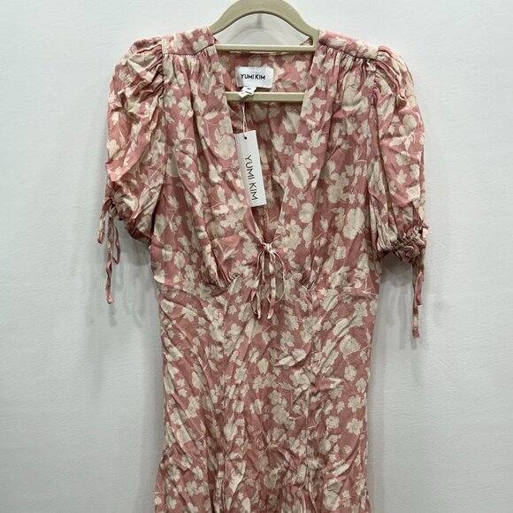 NWT Yumi Kim Story Book Peach Pink Kelly Midi Dress Size Medium - Picture 3 of 13